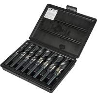 Reduced Shank Drill Bit Set, 8 Pieces, High Speed Steel Fastek