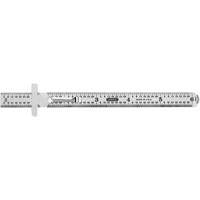 Industrial Precision Flexible Ruler, 6" L, Steel Fastek