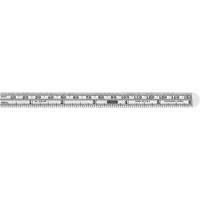 Economy Precision Flexible Ruler, 6-1/2" L, Steel Fastek