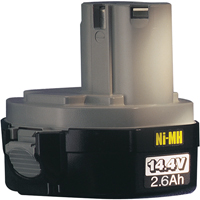 Bloc-piles de style nacelle, Ni-MH, 14,4 V, 2,6 A Fastek