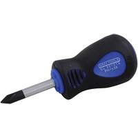 Stubby Screwdriver, #1, 3-1/4" L, Cushion Grip Handle Fastek