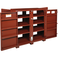 Jobsite Shelf Cabinet, Steel, 63.7 Cubic Feet, Red TEP169 | Fastek