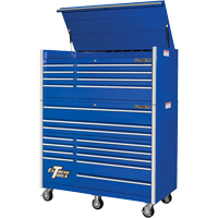 Extreme Tools<sup>®</sup> RX Series Top Tool Chest, 54-5/8" W, 8 Drawers, Blue TEQ499 | Fastek