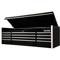 Extreme Tools<sup>®</sup> RX Series Top Tool Chest, 72" W, 12 Drawers, Black TEQ503 | Fastek