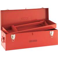 Tool Box, 10-3/4" D x 25-1/2" W x 10" H, Red Fastek