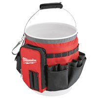 Bucket Organizer Bag, 10" L x 10" W x 13-1/2" H, Nylon, Red Fastek