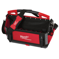 Packout Tote, Ballistic Nylon, 32 Pockets, Black/Red Fastek