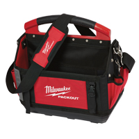 Packout Tote, Ballistic Nylon, 31 Pockets, Black/Red Fastek