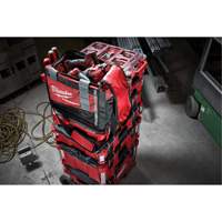 Packout™ Tool Bag, Ballistic Nylon, 8 Pockets, Black/Red TEQ857 | Fastek
