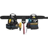 Electrician's Tool Belt, Polyester, Black TEQ925 | Fastek