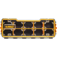 Compartment Pro Organizer, 6-5/8" W x 17-5/8" D x 2-7/8" H, Black/Yellow Fastek