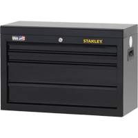 100 Series Tool Chest, 26" W, 4 Drawers, Black Fastek