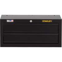 100 Series Middle Tool Chest, 26" W, 2 Drawers, Black Fastek