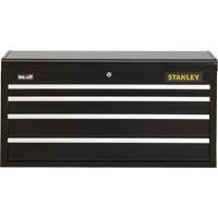 300 Series Tool Chest, 41" W, 4 Drawers, Black Fastek