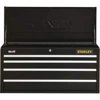 300 Series Tool Chest, 41" W, 4 Drawers, Black Fastek