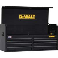 Tool Chest, 51-1/2" W, 8 Drawers, Black Fastek