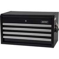Industrial Tool Chest, 26" W, 4 Drawers, Black Fastek