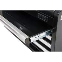 Industrial Tool Chest, 26" W, 4 Drawers, Black Fastek