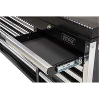 Industrial Tool Chest, 41" W, 10 Drawers, Black Fastek