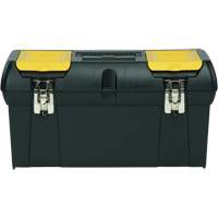 2000 Series Tool Box with Tray, 24" W x 11-1/4" D x 11" H, Black/Yellow Fastek