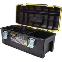 FatMax&reg; Structural Foam Tool Box, 28" W x 12-1/2" D x 11" H, Black/Yellow Fastek