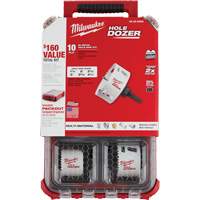 Packout Hole Dozer Hole Saw Kit, 10 Pieces Fastek