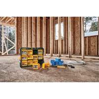 Flip-Bin Organizer, 3-7/8" W x 17-3/4" D x 13-7/8" H, Black/Yellow Fastek