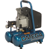 Portable Contractor Series Compressors - Oil Lube, Direct Drive, Electric, 3.3 Gal. (4 US Gal), 125 PSI, 115/1 V Fastek
