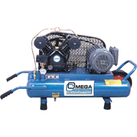 Contractor Series Air Compressors, Electric, 6.6 Gal. (8 US Gal), 125 PSI, 115/1 V Fastek