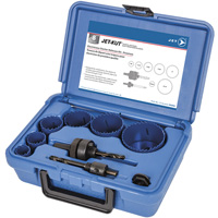 Premium Electrician's Holesaw Kit, 8 Pieces Fastek