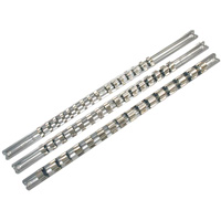 Rail porte-douilles &agrave; entraînement 1/4" SCH-14 avec 16 attaches de retenue Fastek