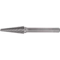 Solid Carbide Burrs - Taper Shape Radius End 14° Fastek