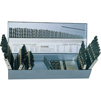 Drill Sets, 115 Pieces, High Speed Steel Fastek