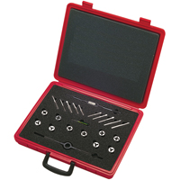 Tap & Die Sets with Production Hand Taps and Carbon Steel Round Adjustable Dies, 20 Pieces Fastek