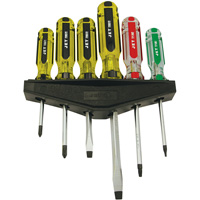 Jumbo Handle Screwdriver Set, 6 Fastek