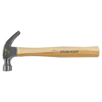 Hickory Handle Claw Hammer, 16 oz., Wood Handle, 13" L Fastek