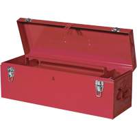 TB26 Steel Hand Tool Box, 8-3/4" D x 26" W x 9-3/8" H, Red Fastek