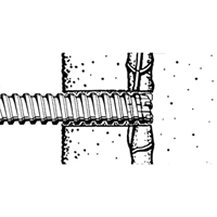 Rotary Rebar Cutters, 3/8", SDS-Plus Shank, Carbide Fastek