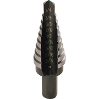 Step Drills, 1/16" Increments Fastek