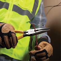Long Nose With Side Cutter, 8-7/16" L Fastek