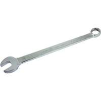 SAE Flat Shank Wrench, 12 Point, 1-3/8", Chrome Finish Fastek