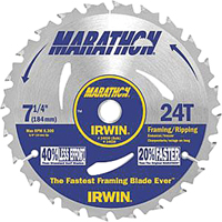 Contractor Saw Blades - Marathon&reg; Saw Blades, 7-1/4", 24 Teeth Fastek