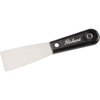 Putty Knife Stiff, Steel Blade, 1-1/2" Wide, Polypropylene Handle TK879 | Fastek