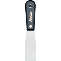 Putty Knife Stiff, Steel Blade, 1-1/4" Wide, Polypropylene Handle TK882 | Fastek