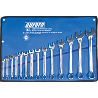 Wrench Set, Combination, 14 Pieces, Metric Fastek