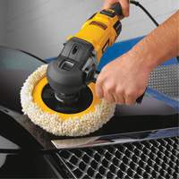 Variable Speed Polisher with Soft Start, 9"/7" Pad, 120 V, 12 A, 0-3500 RPM TLV918 | Fastek
