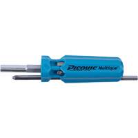 Multique Multi-Bit Screwdrivers, 2-1/2" L Fastek