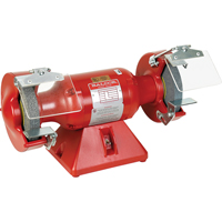 Industrial Bench Grinder, 7" Wheel Diameter, 0.5 HP, 3600 RPM Fastek