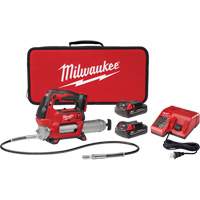 M18 Cordless 2-Speed Grease Gun Kit, Lithium-Ion, 18 V Fastek
