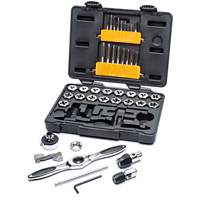 Metric Ratcheting Tap & Die Set, 42 Pieces Fastek